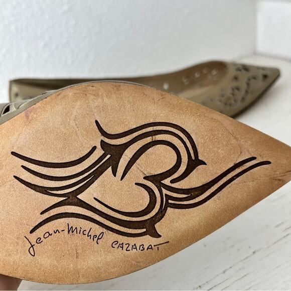 Jean-Michel Cazabat Nabila pointed toe flats size 39 - Picture 13 of 15